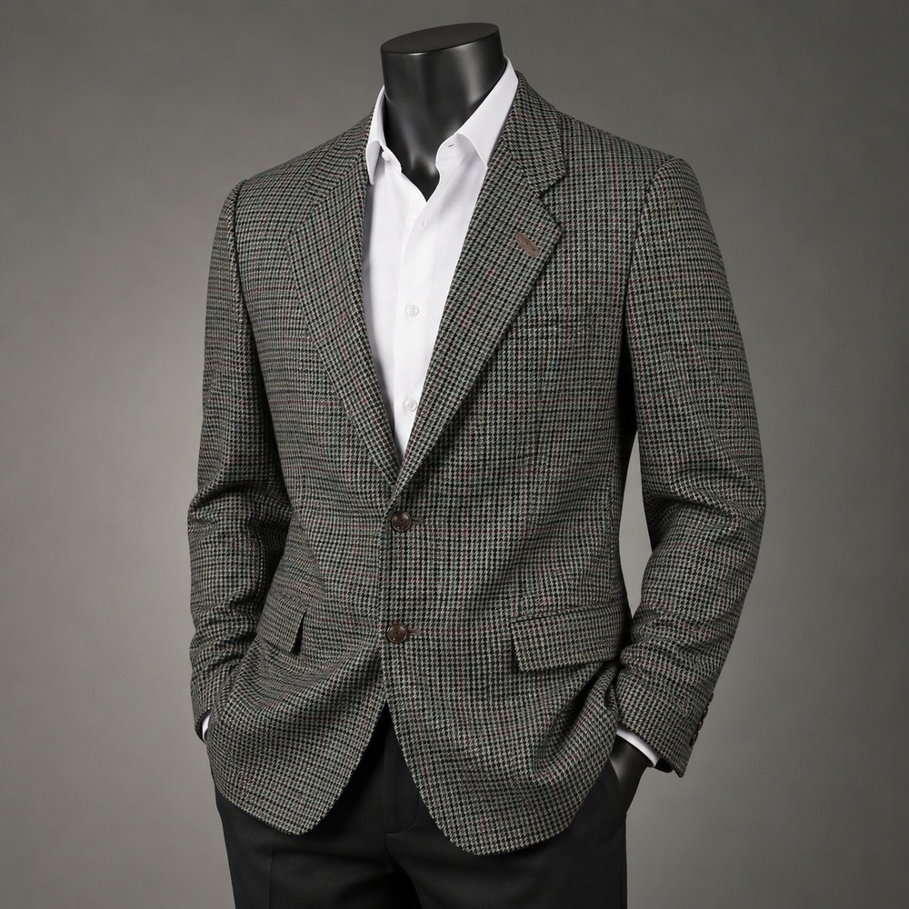 Men's BOSS by Hugo Boss 100% lambswool Sport Coat Classic Houndstooth 44R
